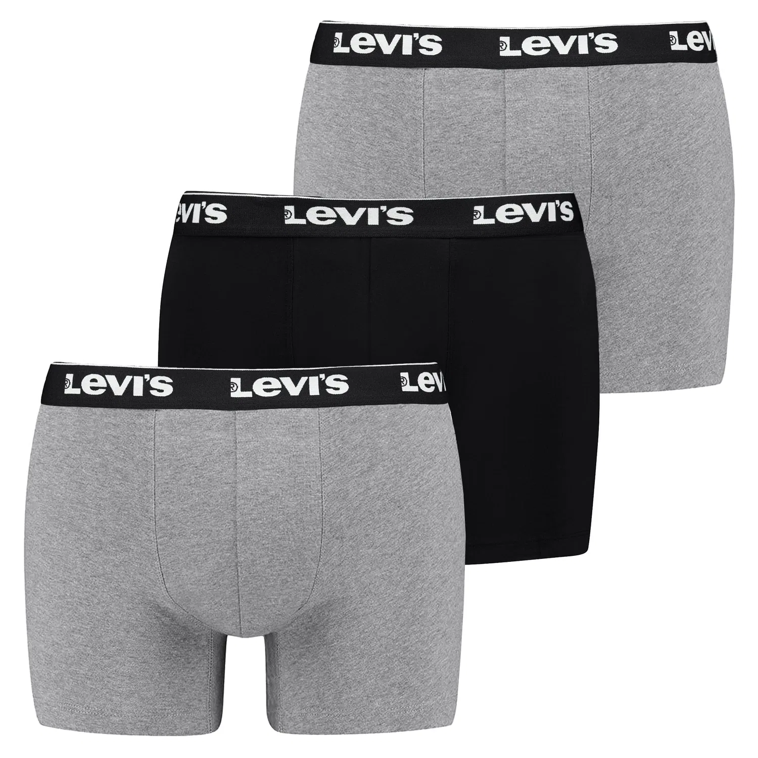 Комплект трусов-боксеров с логотипом Levis, многоцветный