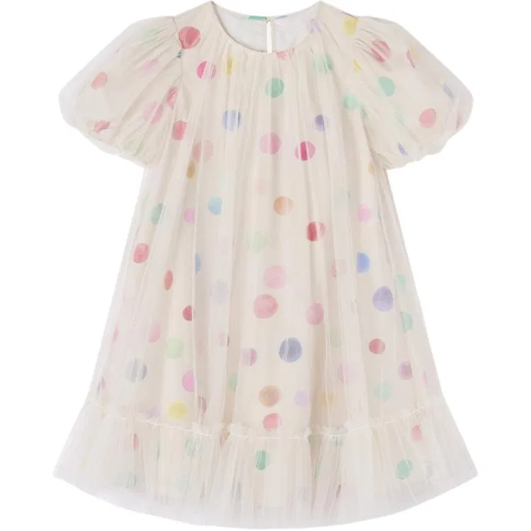 Детское платье для девочек с принтом Pre School Dresses XIANGYING, Apricot