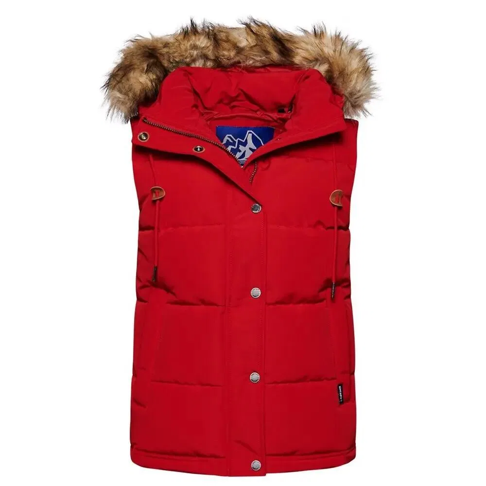 Женская стеганая безрукавка Everest Superdry, Rot