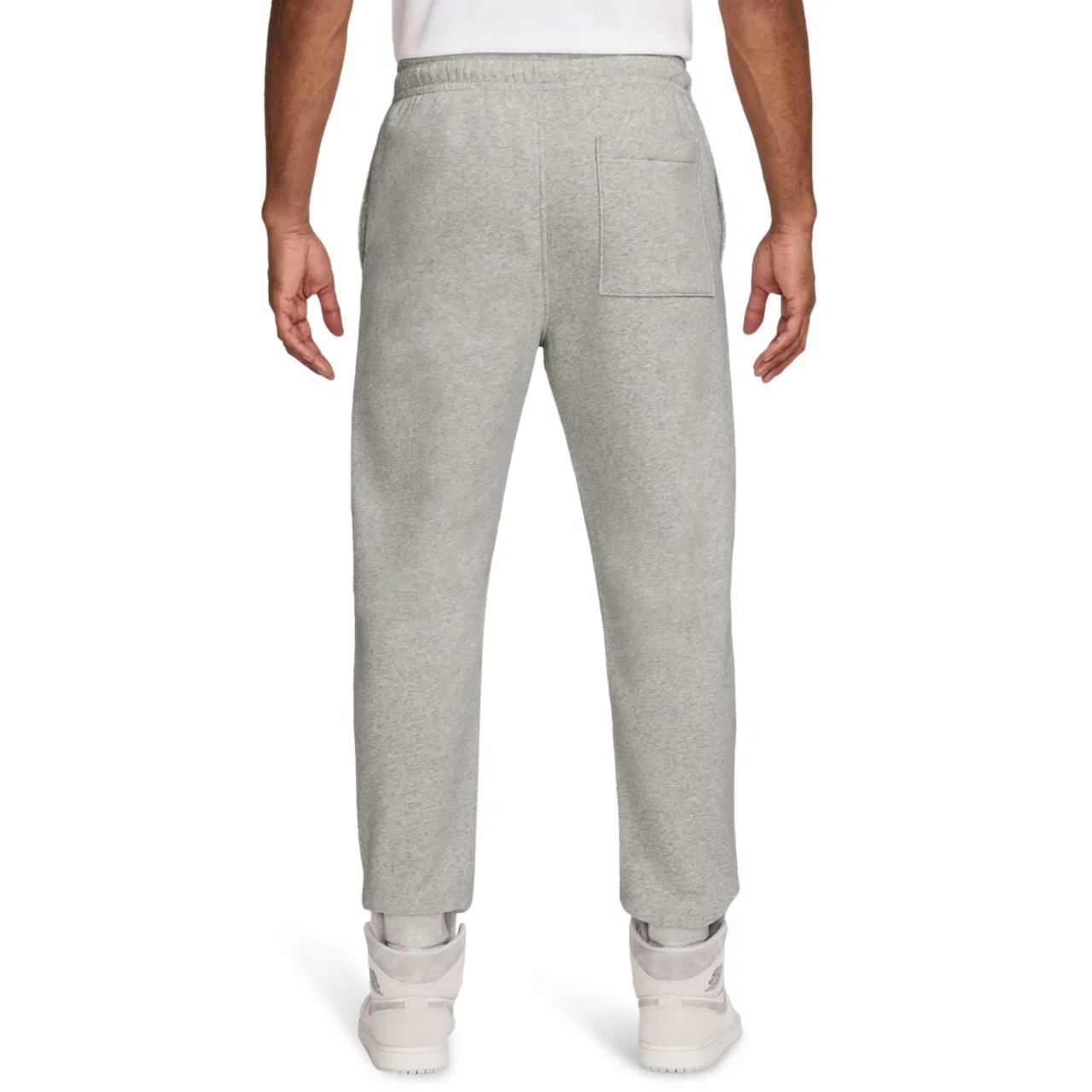Мужские брюки из флиса Jordan Flight Fleece, цвет Heather Grey/White — фото 2
