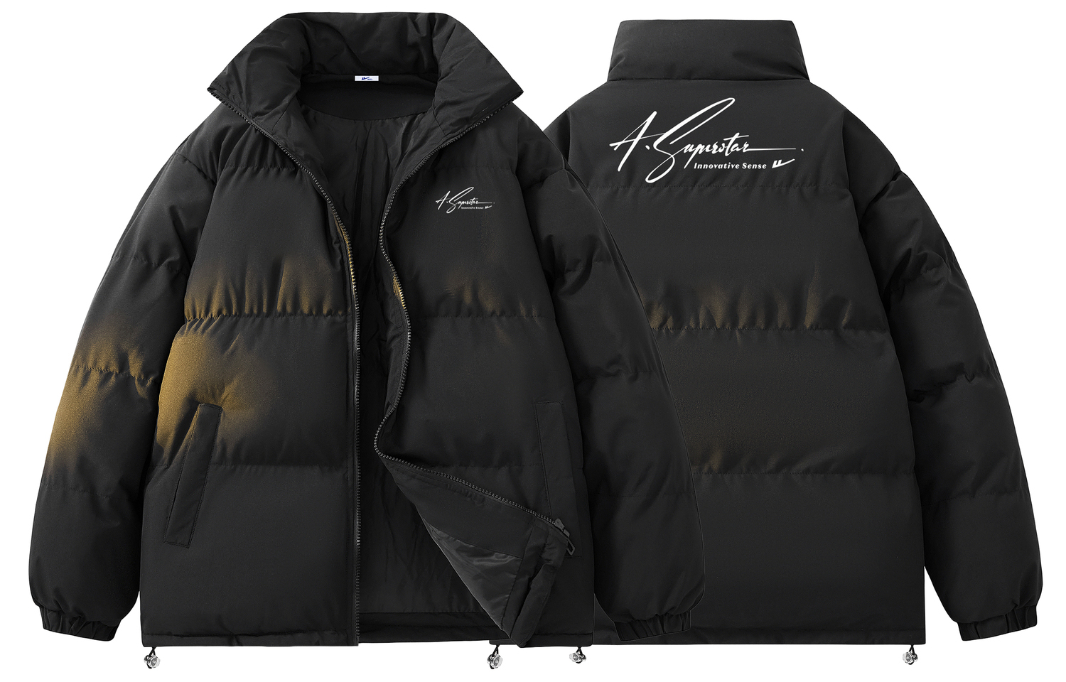 

WARRIOR Пуховик Huichao Star Cloud Collection унисекс, Black