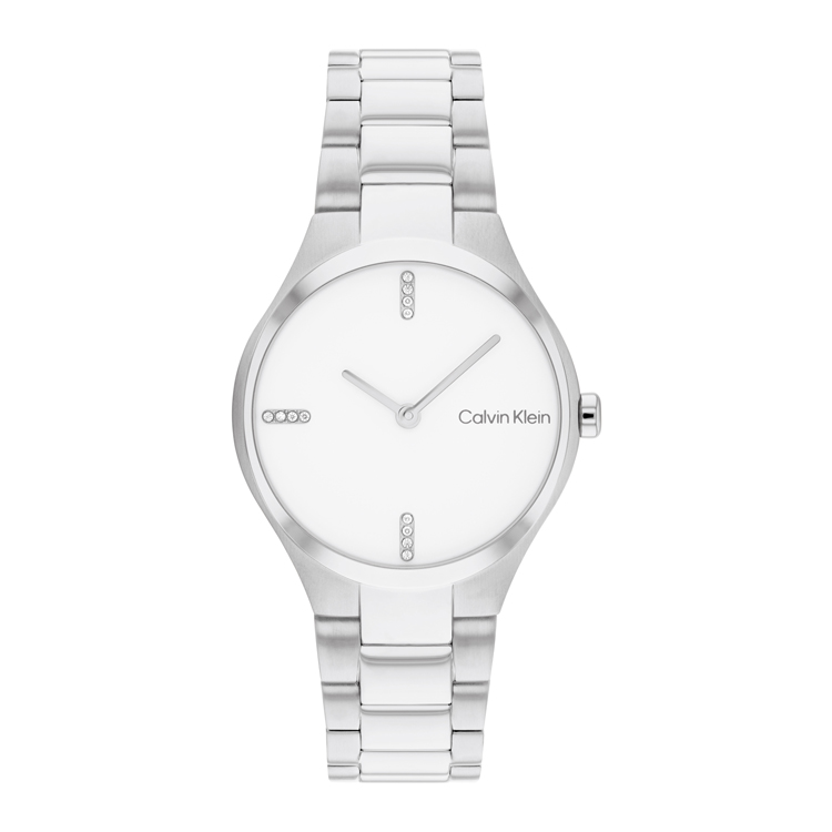 

Кальвин Кляйн Таймлесс наручные часы кварцевый механизм 30 мм белый циферблат женские часы