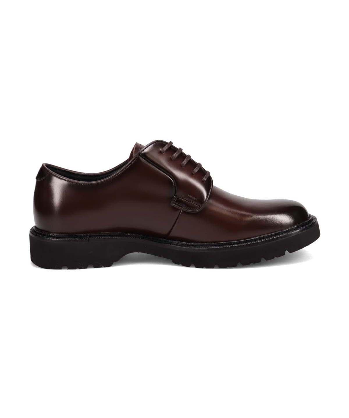 Туфли-лодочки Modello Coveross с перфорацией и гладким носком. Modello, Dark Brown — фото 4