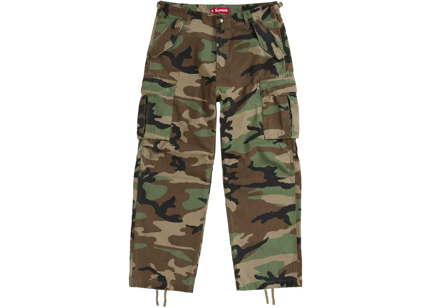 Мужские брюки карго с камуфляжным принтом Supreme Pant (FW25), Woodland Camo