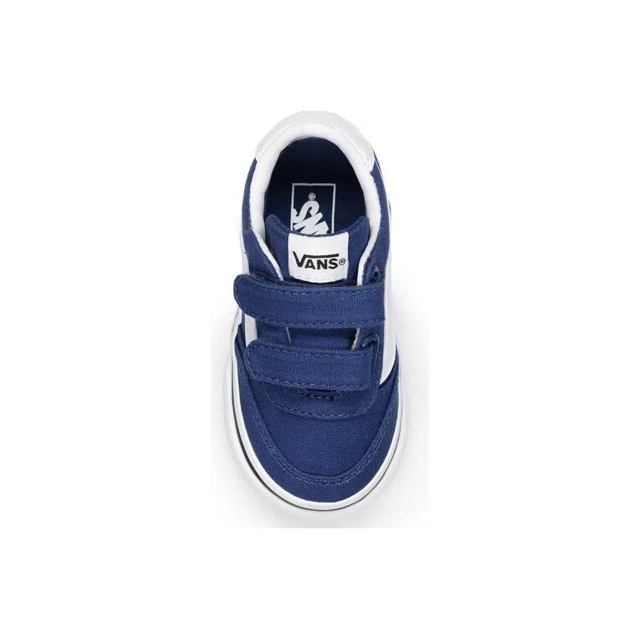 Детские кроссовки на липучках Brooklyn Ls V Vans, Черный — фото 4