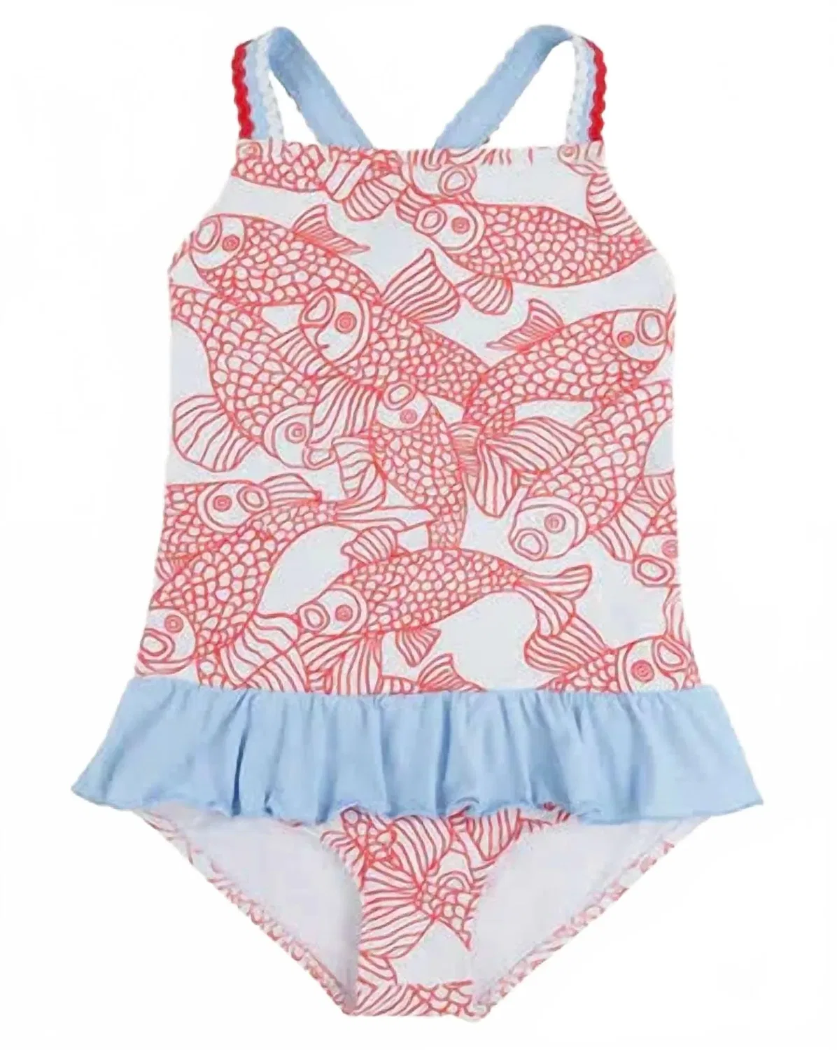 Детский купальник с принтом Big Fish Taylor Bay The Beaufort Bonnet Company, красный