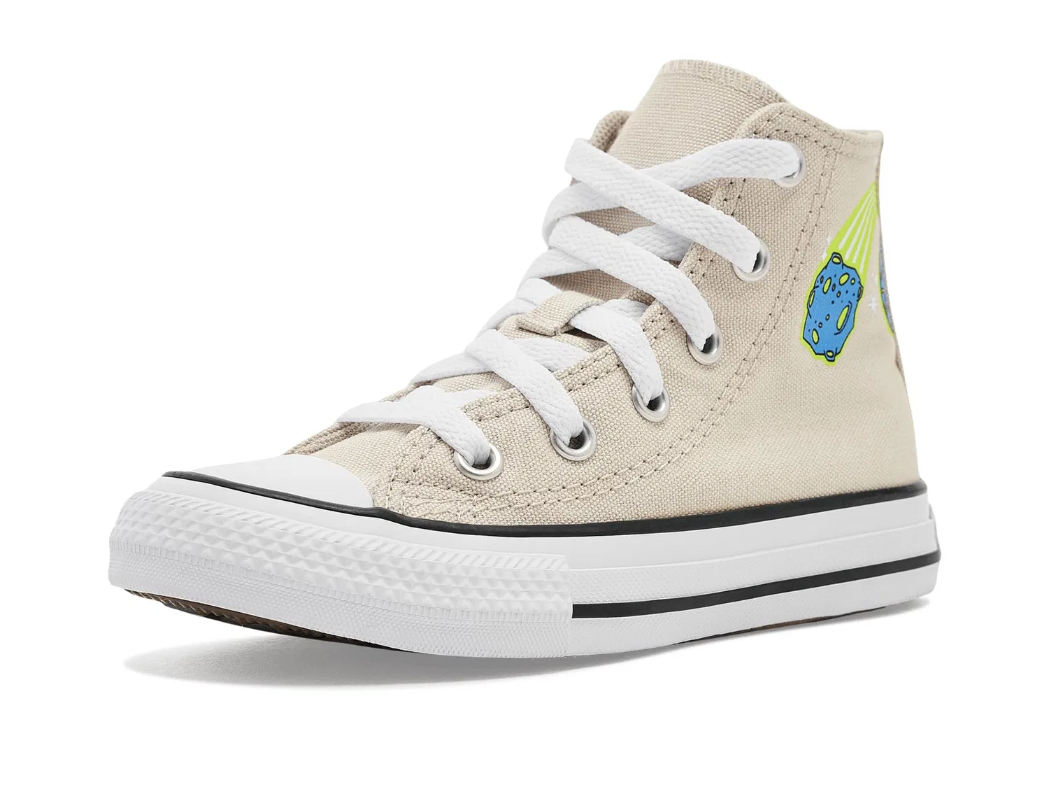 Кроссовки Chuck Taylor All Star Planets (для маленьких детей) Converse Kids, Classic Ecru/Light Blue