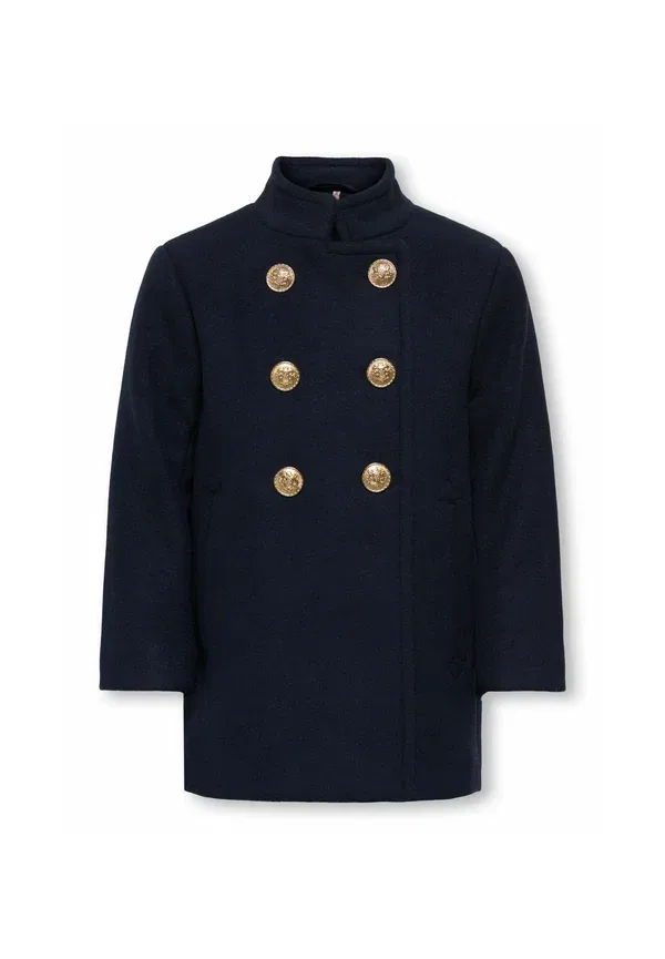 Пальто джинсовое kmglannie mantel - zieminis paltas Only Mini, Dark Blue, темно-синий