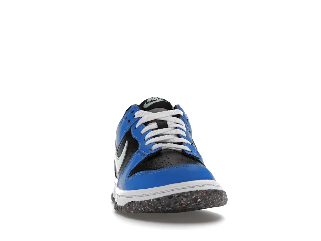 Детские кроссовки для мальчиков и девочек с экологичным дизайном Nike Dunk Low Crater Nike, Black/Light Photo Blue/Active Pink/Mint Foam — фото 2