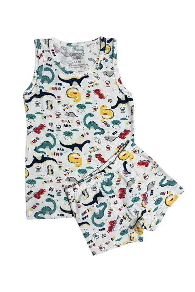 Детское нижнее белье для мальчиков хлопковое Elmas Kids, White