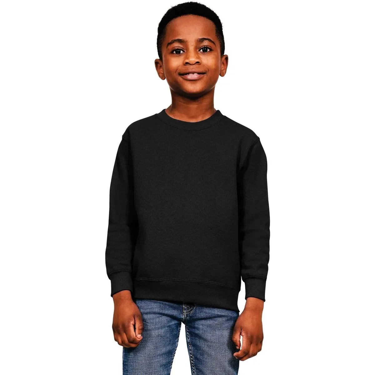 Свитшот из смесового хлопка Casual Classics, Black