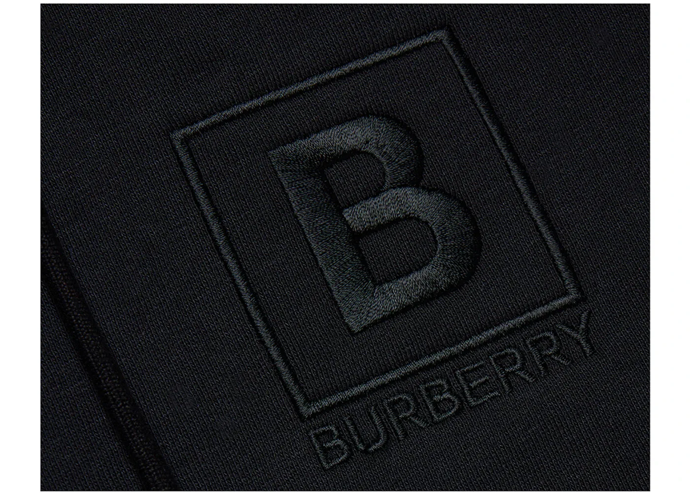 Мужская худи с принтом Letter Graphic Burberry, Black — фото 2