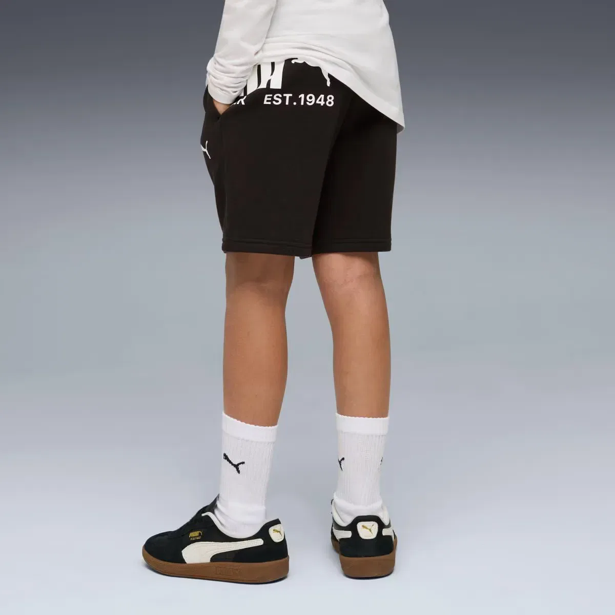 Детские шорты для мальчиков с принтом SPORT Graphic TR Puma, Negro — фото 2