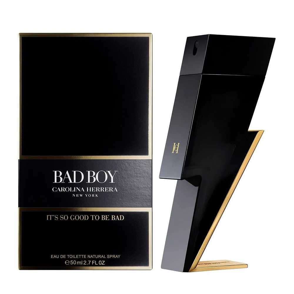 Мужская парфюмерная вода Carolina Herrera Bad Boy, 50 мл, Черный
