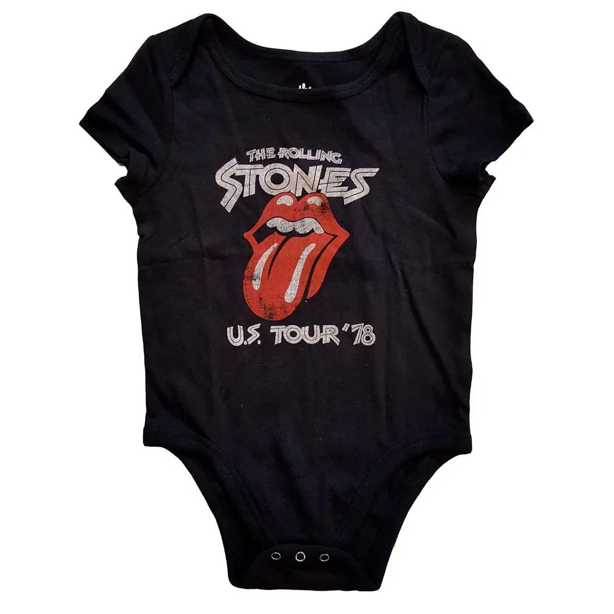 Футболка с принтом Us Tour '78 Grow The Rolling Stones, Black