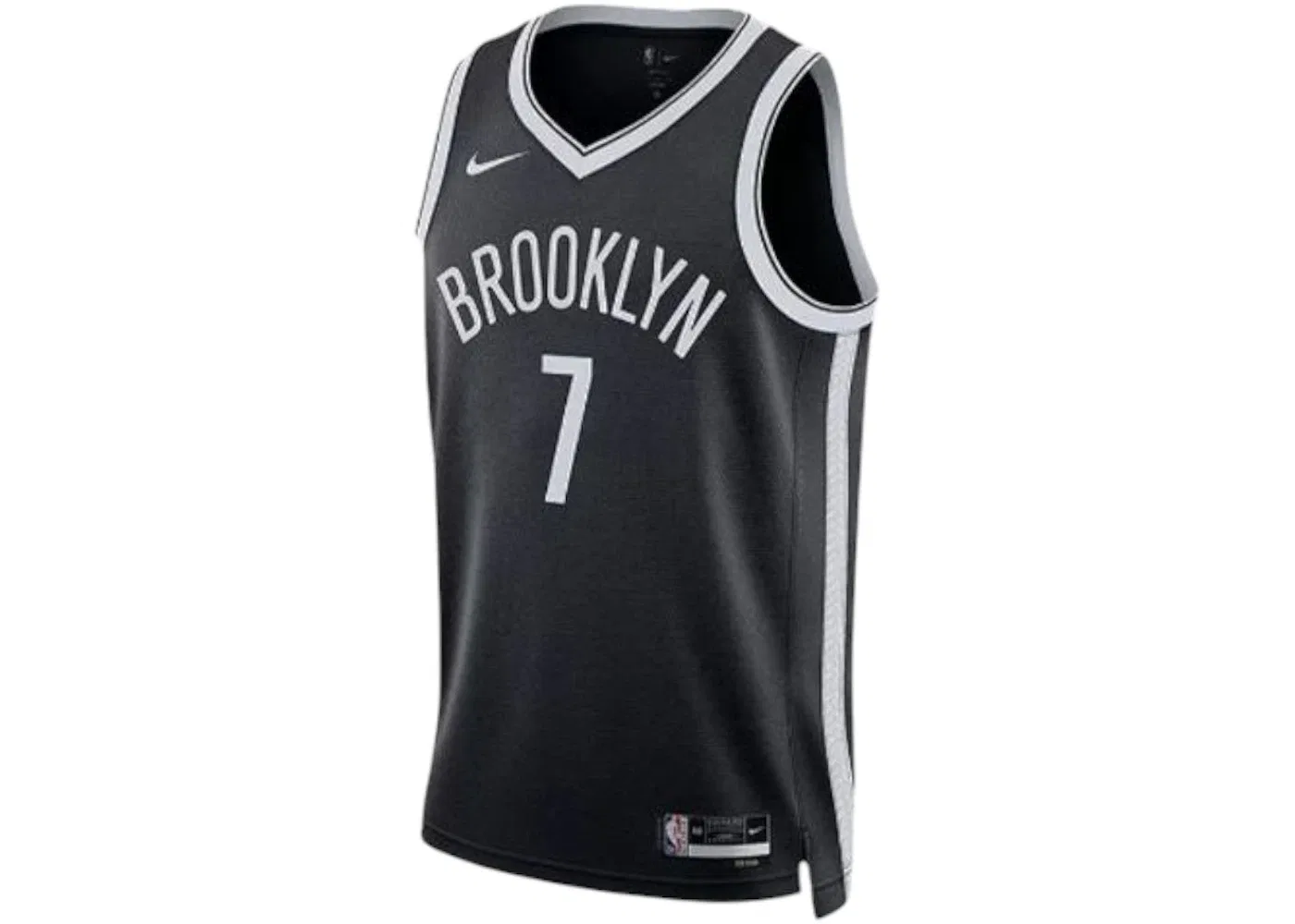 Мужская джерси с принтом Nike Brooklyn Nets Icon Edition 2022/23 NBA Swingman, Black