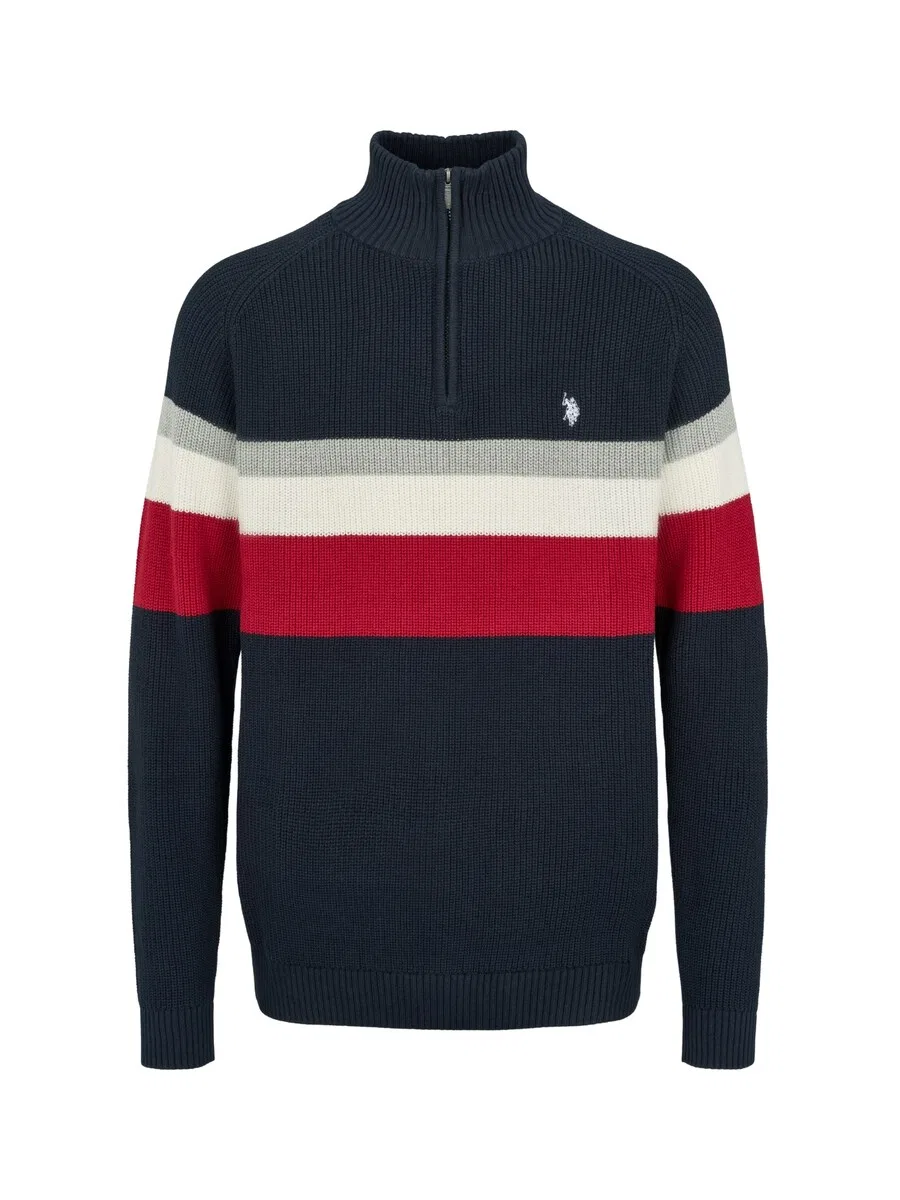 Свитер U.S. Polo Assn. 'UMRicco' черного цвета