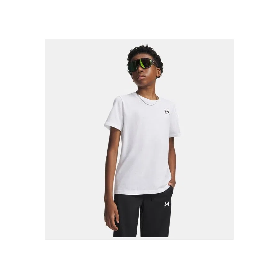 Футболка хлопковая с коротким рукавом UA Sportstyle LC Under Armour, Зеленый