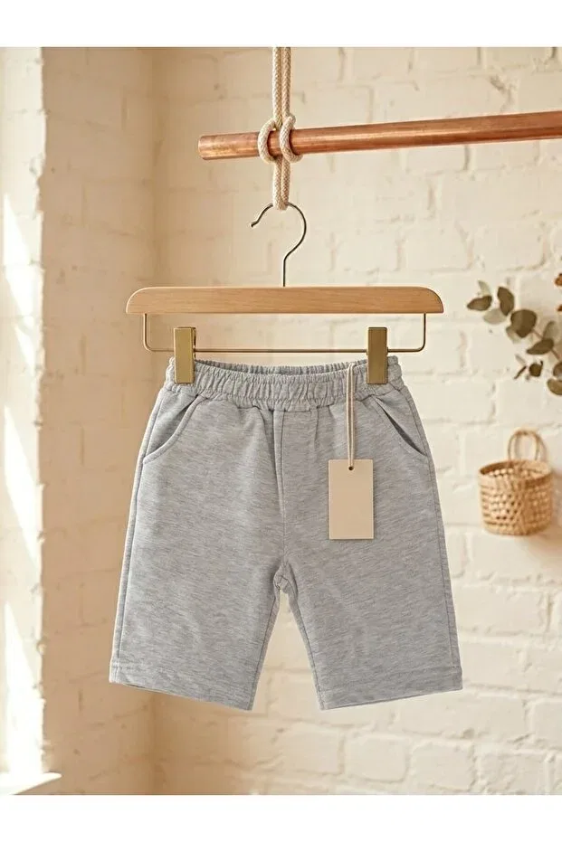 Детские шорты для девочек хлопковые Grimelange-Mustard-Cherry Monvoi Kids, Multicolor — фото 2