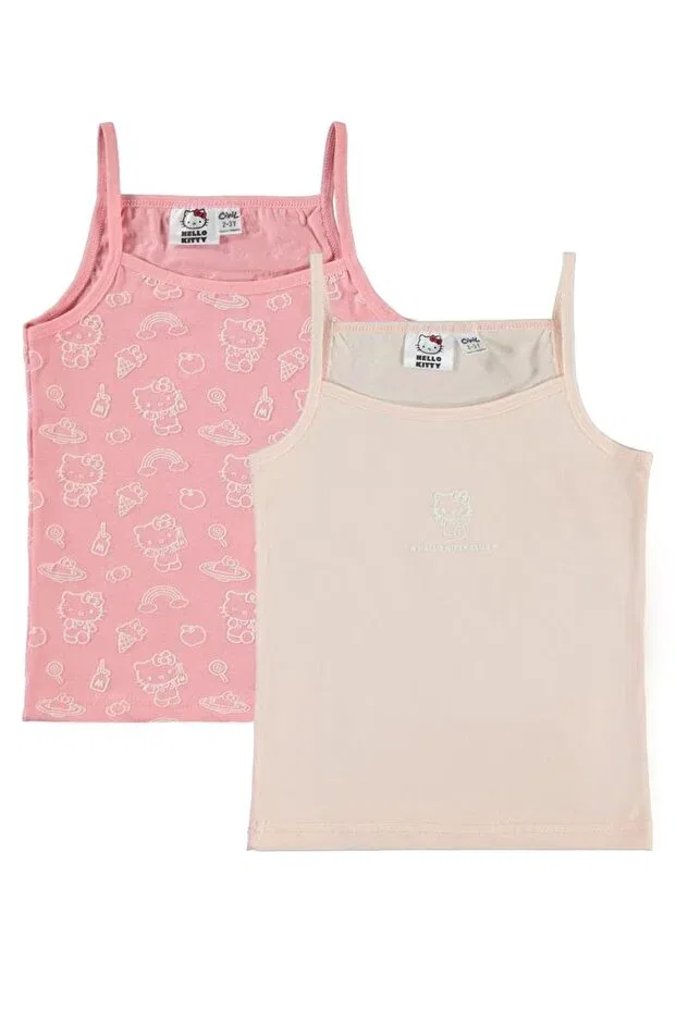 Детский комплект маек для девочек Hello Kitty, Pink