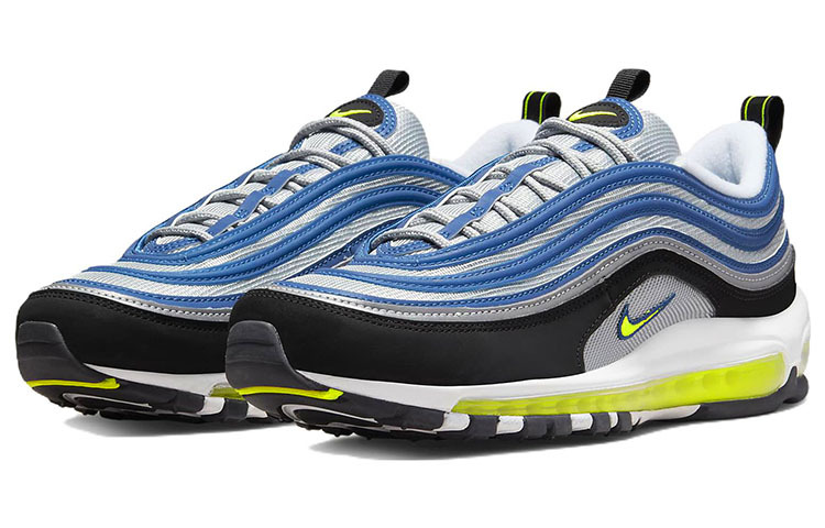 Кроссовки Nike Air Max 97 OG, синий/желтый — фото 3