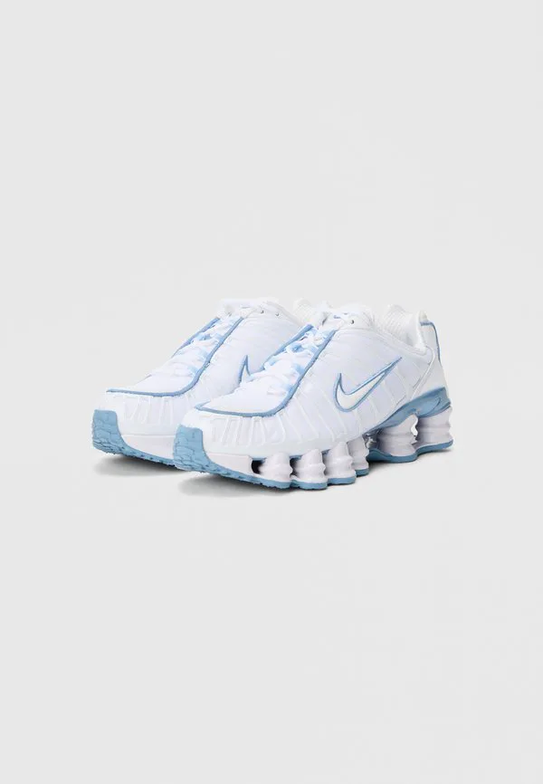 Кроссовки shox tl унисекс Nike Sportswear, White/Blue — фото 2