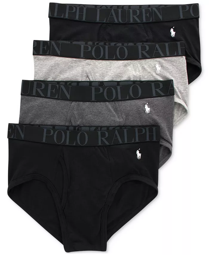 

Мужские классические трусы-боксеры 4 шт. с эластичной посадкой Polo Ralph Lauren, мультиколор