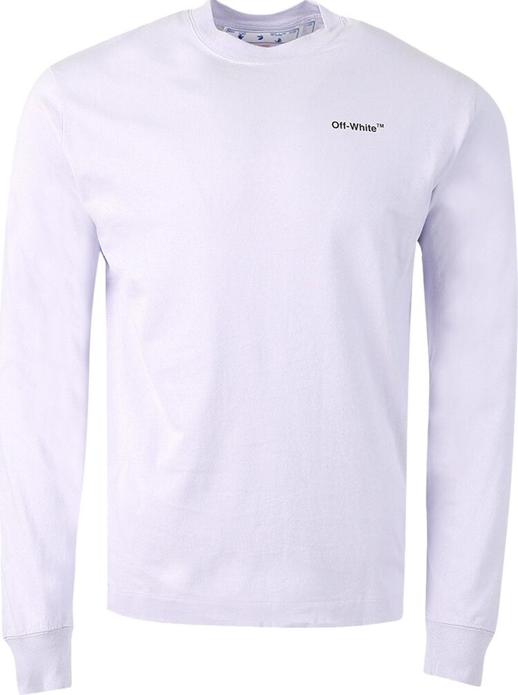 

Лонгслив Off-White Caravaggio Arrow Skate Long-Sleeve Tee 'Dusty Lilac/Black', фиолетовый