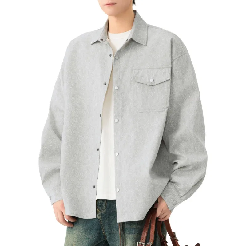 Детская рубашка с воротником Jeep, Light Gray