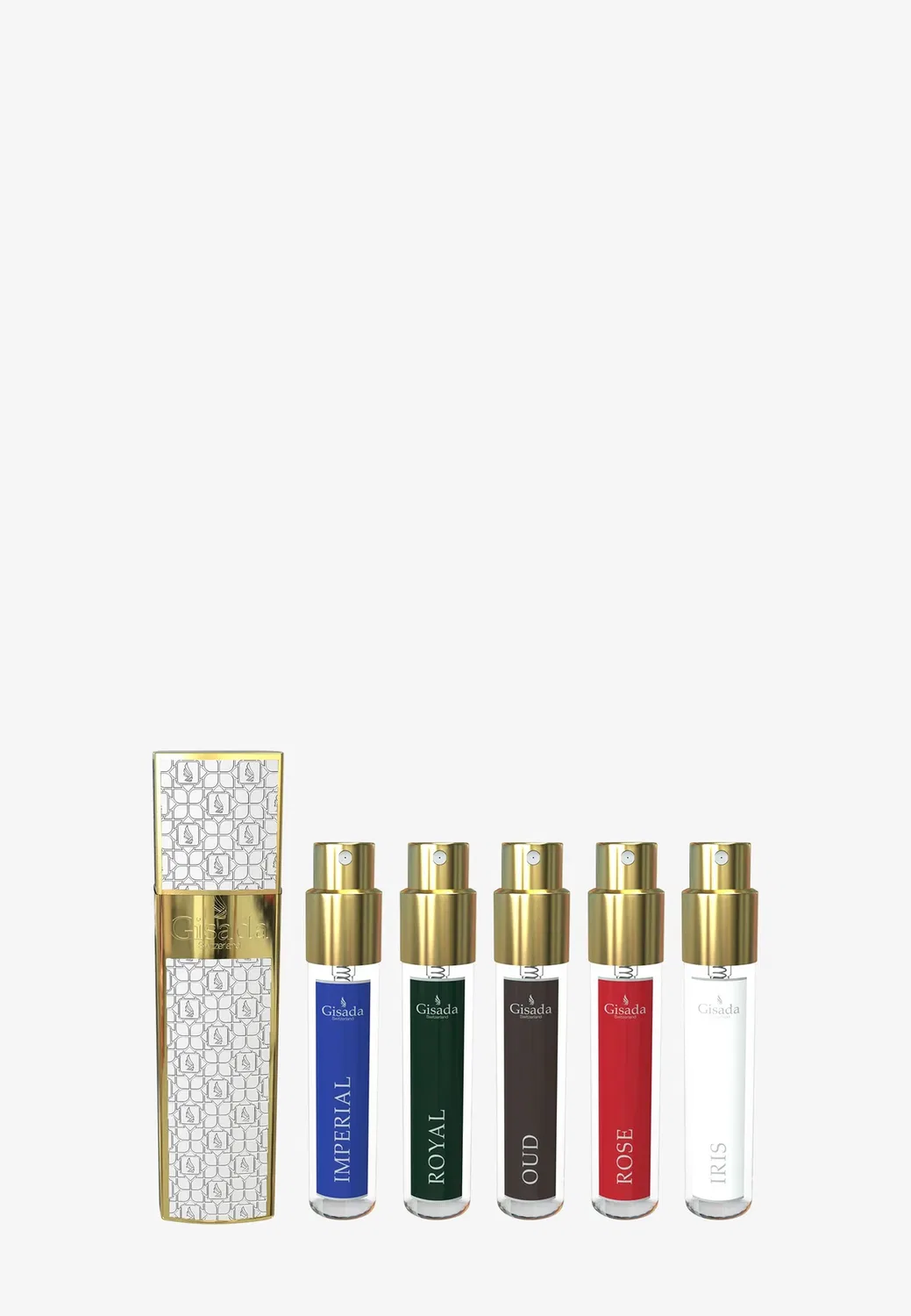 Роскошный дорожный набор, белый, 5 x 10 мл EDP - набор ароматов Gisada, One Size