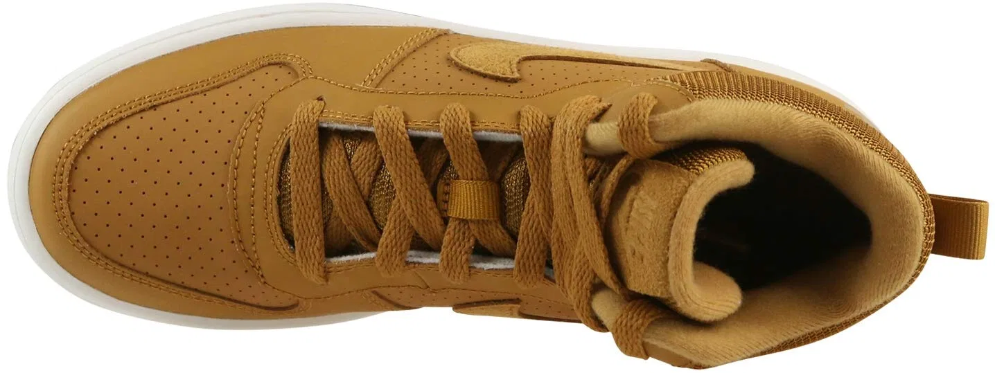 Детские баскетбольные кроссовки высокие NIKE Court Borough Mid (Gs) NIKE, Brown — фото 3