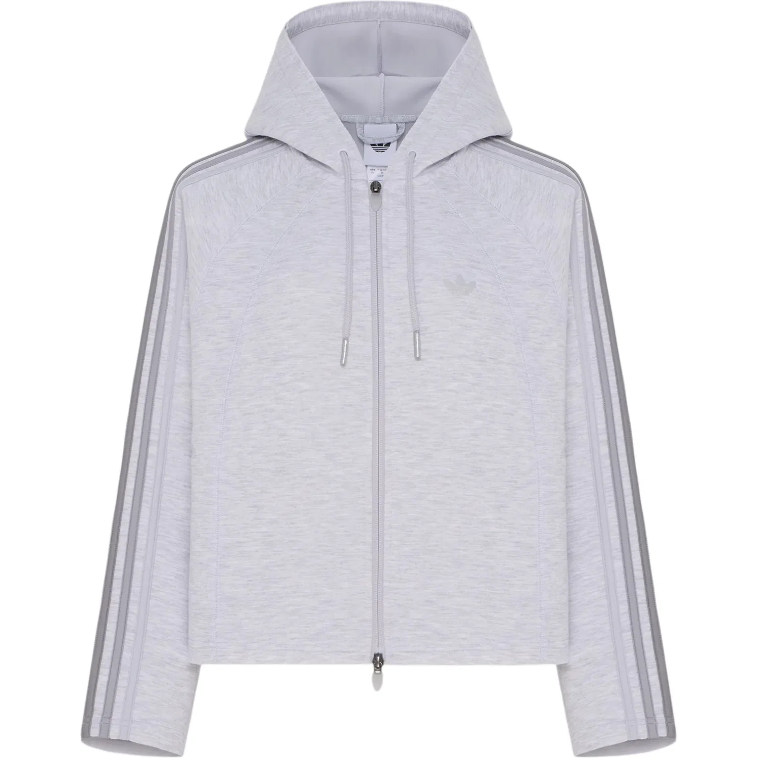 Женский худи с капюшоном Light Heather Gray Adidas Originals, Light Heather Gray