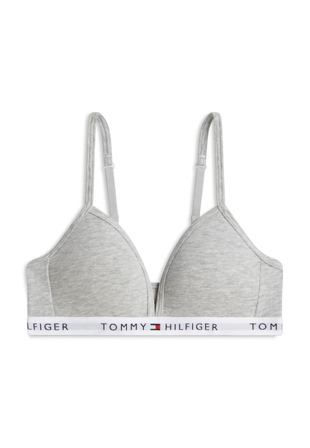 Фиксированный поролоновый бюстгальтер-треугольник Tommy Hilfiger, Light Grey Heather