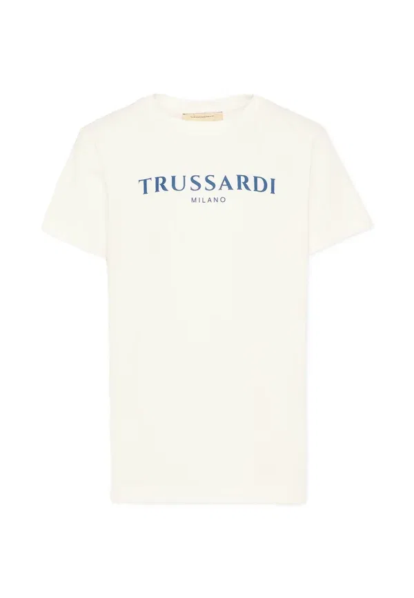 Футболка с принтом Print T-shirt Tru Trussardi Junior, белый
