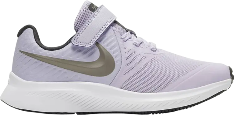 

Кроссовки Nike Star Runner 2 PS 'Violet Frost Metallic Pewter', фиолетовый