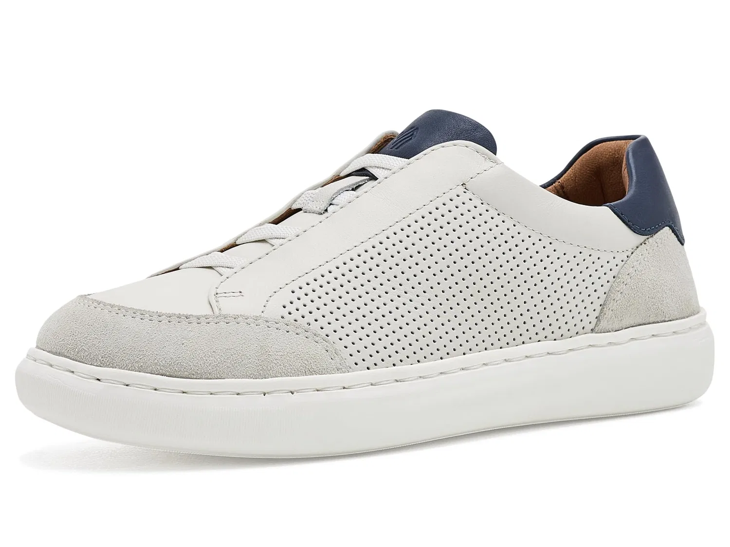 Кроссовки Anders Stretch Lace-To-Toe (для маленьких и больших детей) Johnston & Murphy Kids, White Full Grain