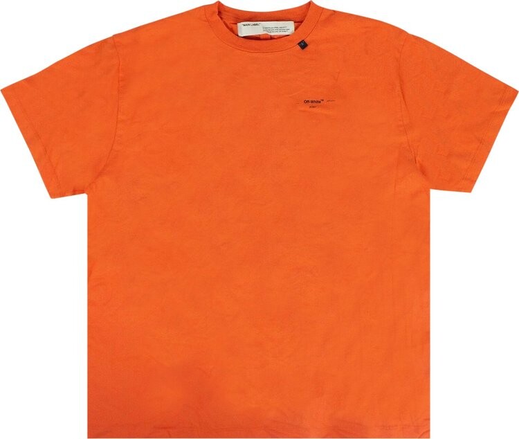 

Футболка Off-White Abstract Arrows Short Sleeve Over Tee 'Orange', оранжевый