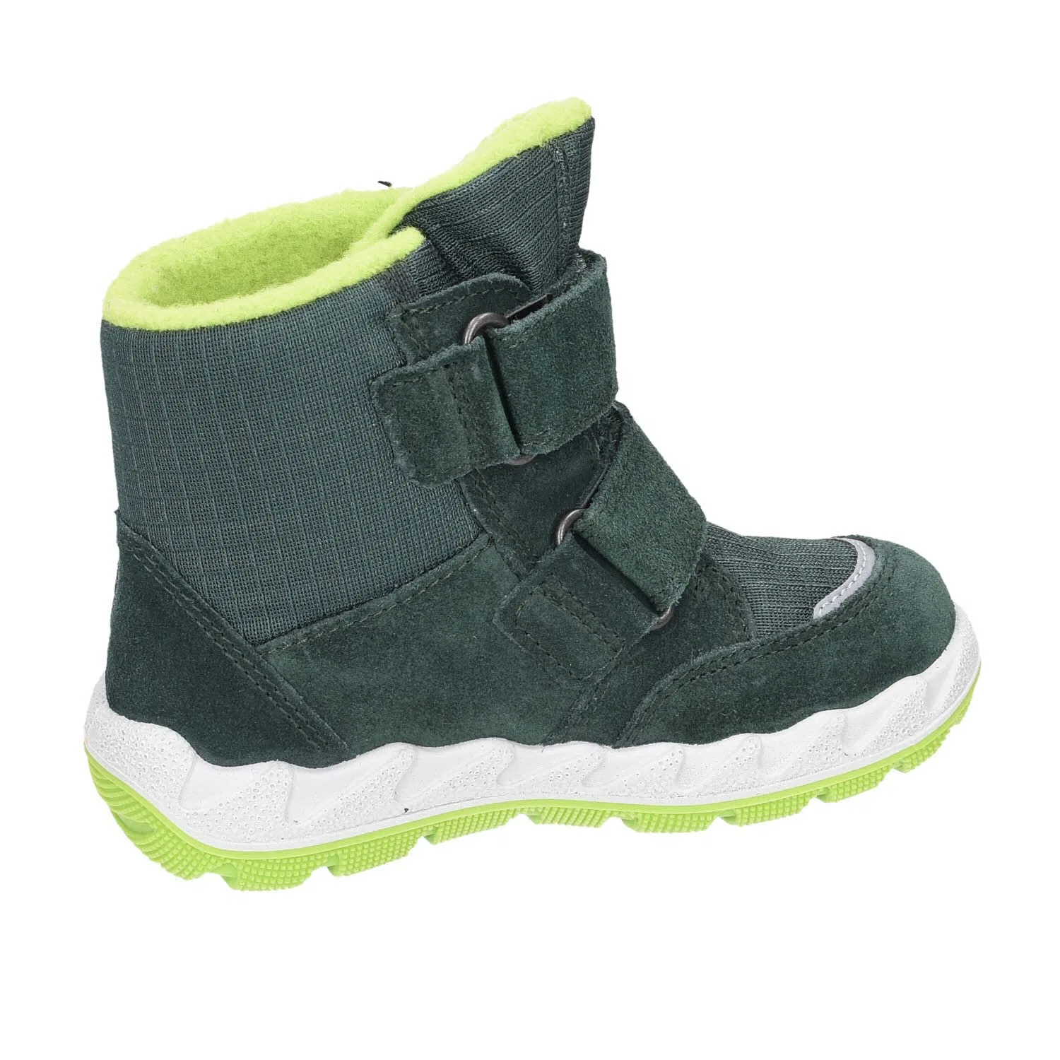 Детские снежные ботинки для мальчиков утепленные Icebird Superfit, Light Green — фото 4