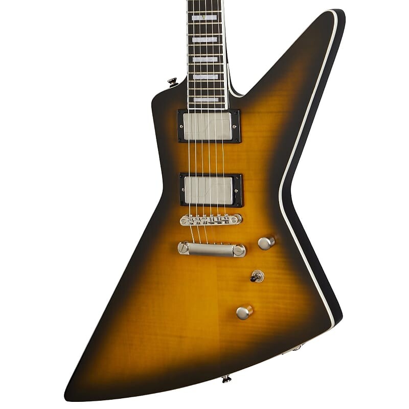 

Электрогитара Epiphone Extura Prophecy в цвете Yellow Tiger Aged Gloss EIXYYTABNH1