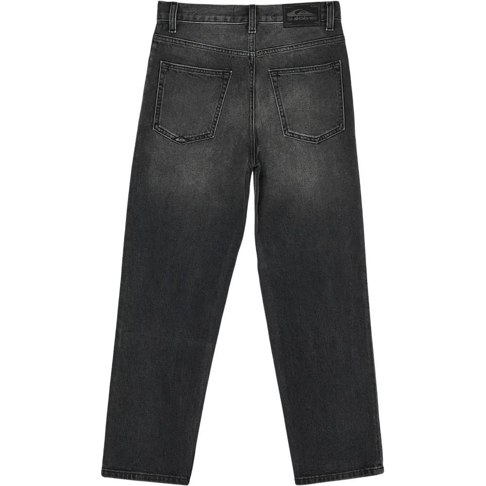Детские джинсы для мальчиков свободного кроя Quiksilver, Black — фото 4