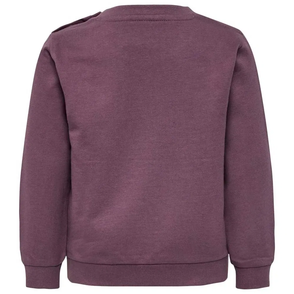 Детский свитшот для девочек хлопковый Fastwo Lime Hummel, Purple — фото 2