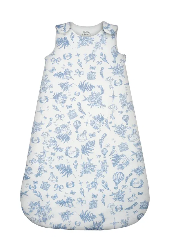 Конверт для сна Stellou & Friends, French Toile Blue, синий