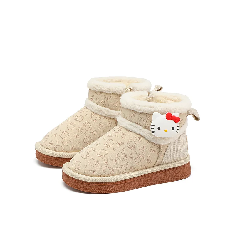 Детские снегоступы Hello Kitty с амортизацией и термобалансом Sanrio, Hello Kitty-Beige — фото 4
