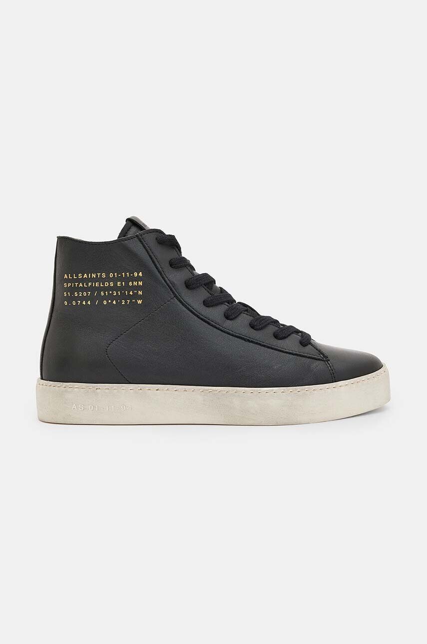 

Высокие кожаные кроссовки AllSaints Tana, черный