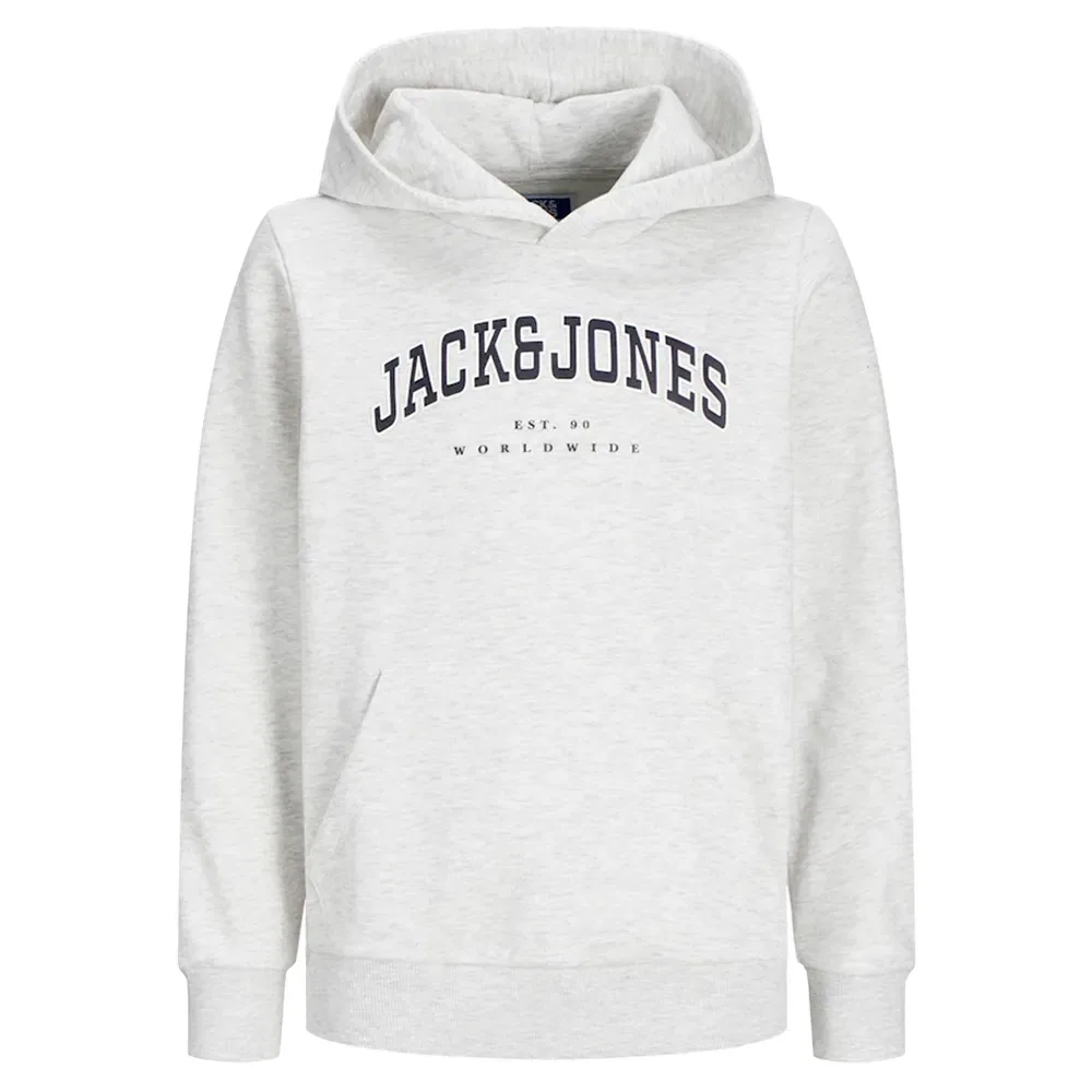 Детское худи для мальчиков с принтом Caleb Varsity Jack & jones, White — фото 3
