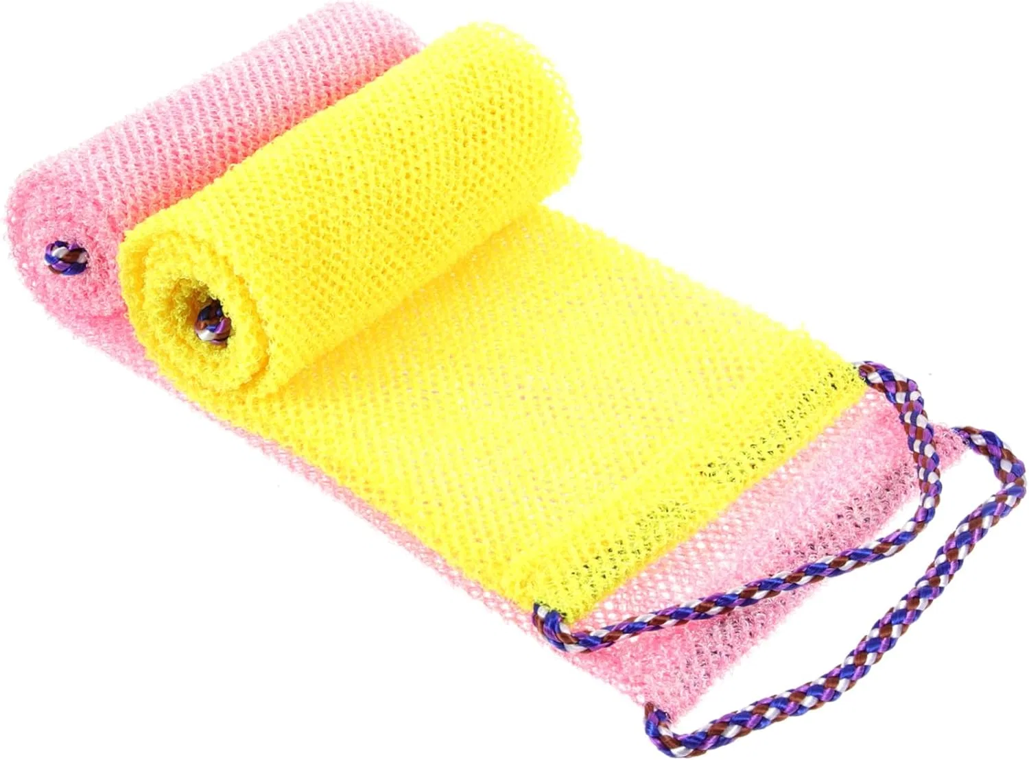 Мочалка для душа эксфолирующая Healeved, 2 шт, 75x14 см