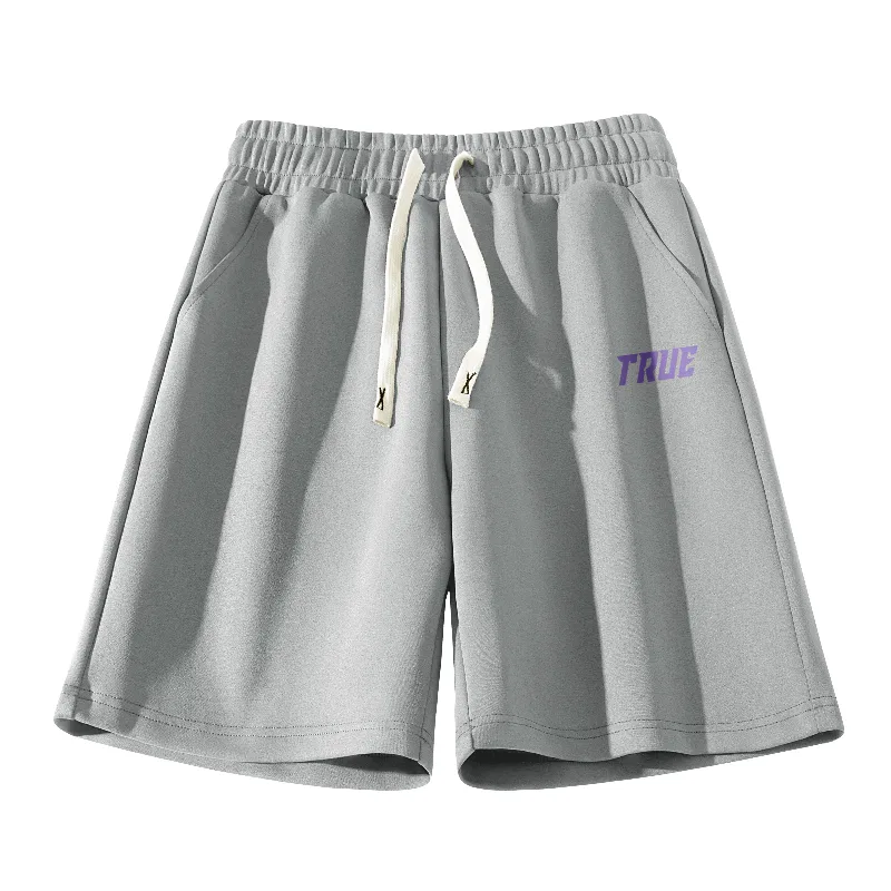 Детские шорты быстросохнущие MINISO, Light Gray (Phantom Purple Future Pants Logo)