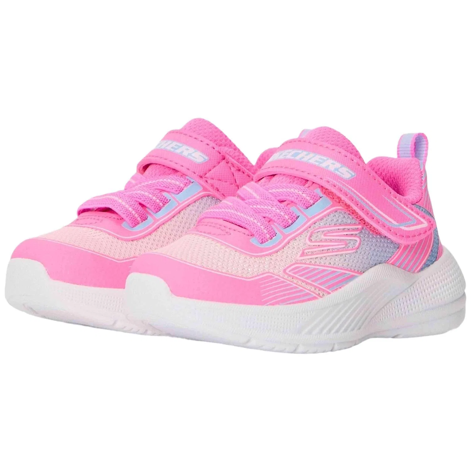 Детские кроссовки с закрытым носком Skechers 303657N-HPMT, Роза — фото 2