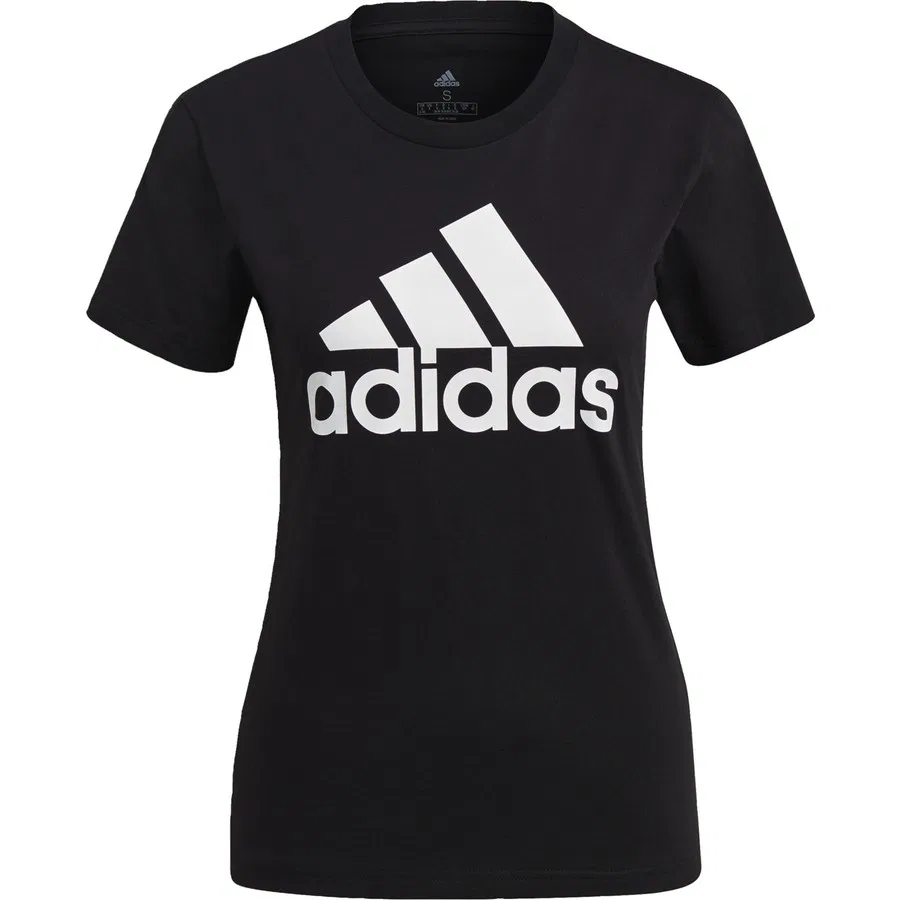 Женская футболка с коротким рукавом adidas Sportswear GL0722 Essentials Logo Tee, Черно-белый