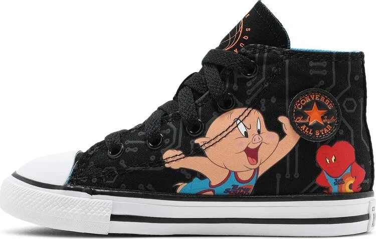 Кроссовки Converse Space Jam x Chuck Taylor All Star High TD Tune Squad, черный — фото 4